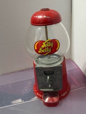 Jelly Belly Red Mini Gumball Candy Dispenser